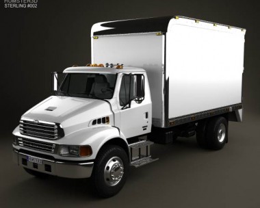 Sterling Acterra Box Truck 2002 3D Model