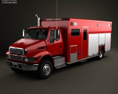 Sterling Acterra Fire Truck 2002 3D model