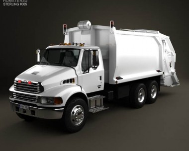 Sterling Acterra Garbage Truck 2002 3D model