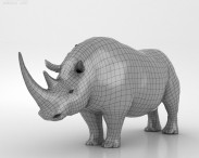 Woolly Rhinoceros 3d model