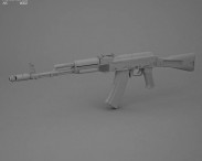 AK-74M 3d model