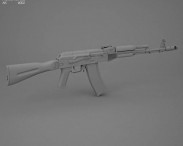 AK-74M 3d model