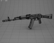 AK-74M 3d model