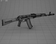 AK-74M 3d model