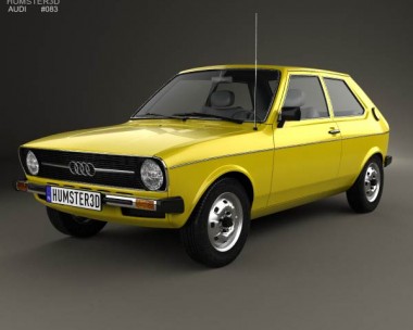 Audi 50 (Typ 86) 1974 3D Model