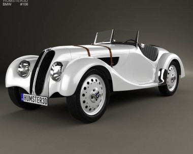 BMW 328 1936 3D model