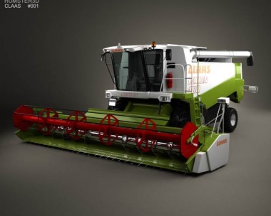 Claas Lexion 480 Combine Harvester 1996 3D model