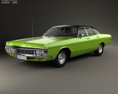 Dodge Polara Hardtop Coupe 1970 3D model