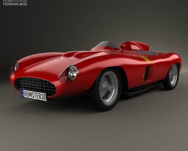 Ferrari 857 Sport Scaglietti Spider 1955 3D model