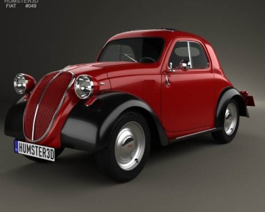 Fiat 500 Topolino 1936 3D Model