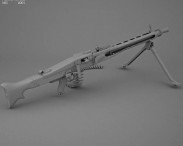 Rheinmetall MG3 3d model