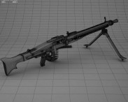 Rheinmetall MG3 3d model