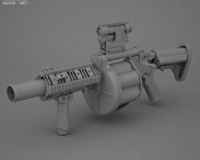 Milkor MGL-105 3d model