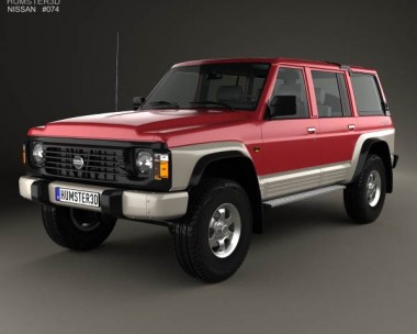 Nissan Patrol (Y60) 5-door 1987 3D Model