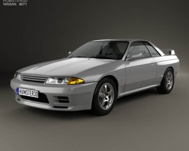 Nissan Skyline (R32) GT-R coupe 1989 3D Model