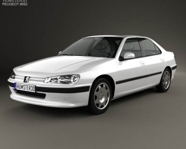 Peugeot 406 sedan 1995 3D Model