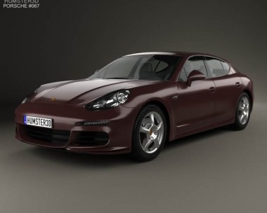 Porsche Panamera 2014 3D Model