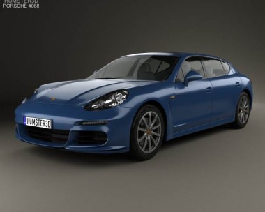 Porsche Panamera 4S Executive 2014 3D model