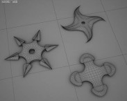 Shurikens 3d model