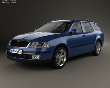 Skoda Octavia combi 2005 3D model