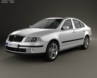 Skoda Octavia liftback 2005 3D model