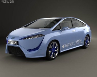 Toyota FCV-R 2012 3D Model