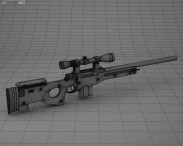 Accuracy International Arctic Warfare (L96A1) 3d model