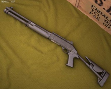 Benelli M4 3D Model