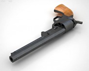 Colt 1851 Navy Revolver 3d model