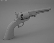 Colt 1851 Navy Revolver 3d model