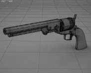 Colt 1851 Navy Revolver 3d model