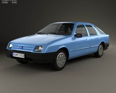 Ford Sierra hatchback 5-door 1984 3D model