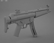 Heckler & Koch MP5 3d model