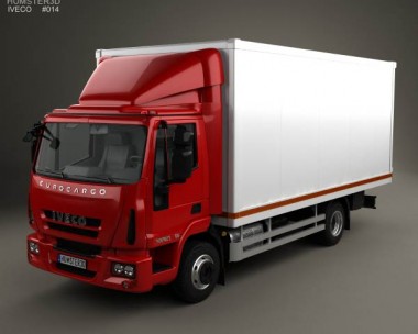 Iveco EuroCargo Box Truck 2013 3D model