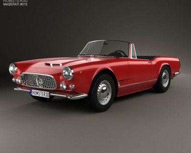 Maserati 3500 Spyder 1959 3D Model