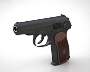 Makarov Pistol 3d model