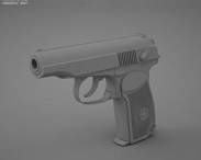 Makarov Pistol 3d model