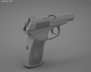 Makarov Pistol 3d model