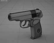 Makarov Pistol 3d model