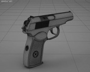 Makarov Pistol 3d model