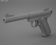 Ruger MK III Target 3d model