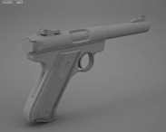 Ruger MK III Target 3d model