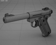 Ruger MK III Target 3d model