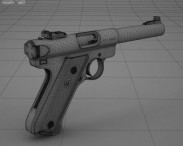 Ruger MK III Target 3d model