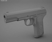 TT Pistol 3d model