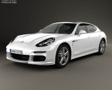 Porsche Panamera Disel 2014 3D Model