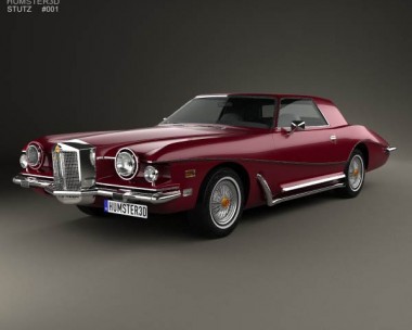 Stutz Blackhawk IV 1974 3D model