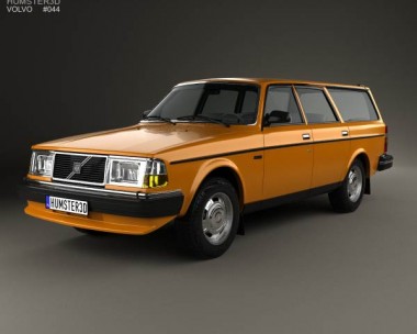 Volvo 245 wagon 1979 3D Model