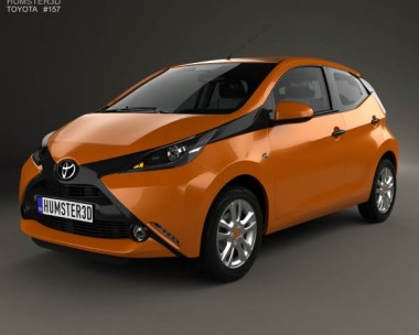 Toyota Aygo 5-door 2014 3D Model