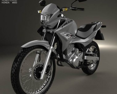 Honda NX 400i Falcon 2014 3D Model